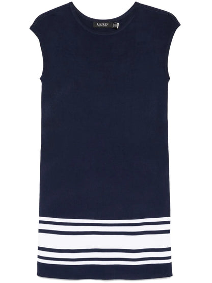 Stripe-Detail Short Dress