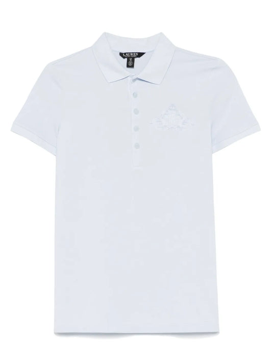 Logo-Embroidered Polo Top