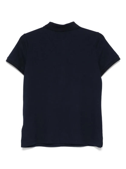 Crest-Patch Polo Shirt