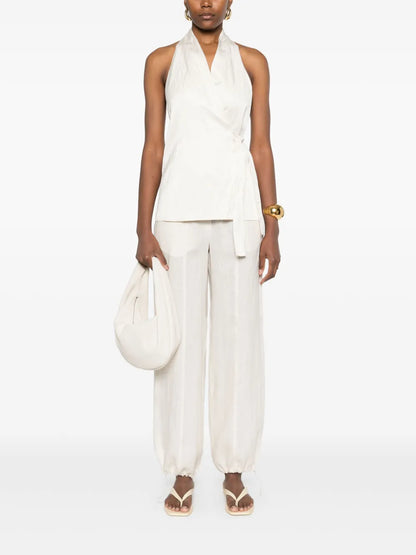 Crushed-Satin Waistcoat