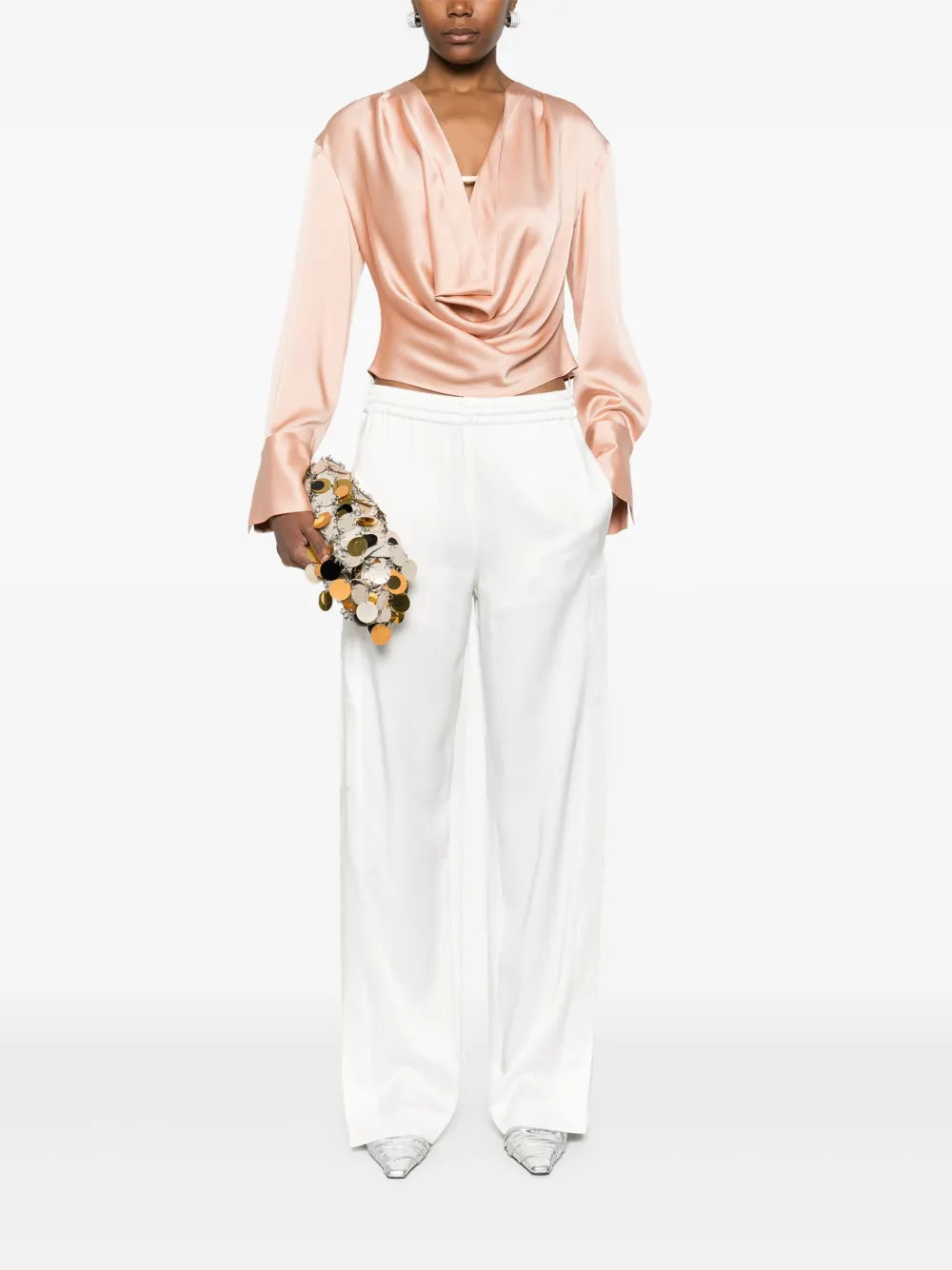 Cowl-Neck Blouse
