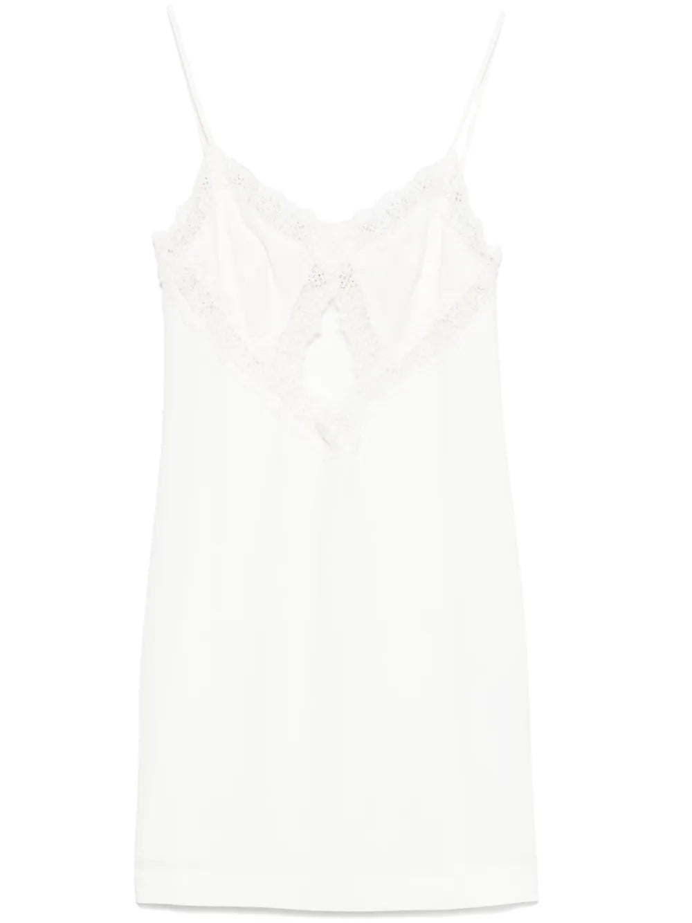 Corded-Lace Mini Dress