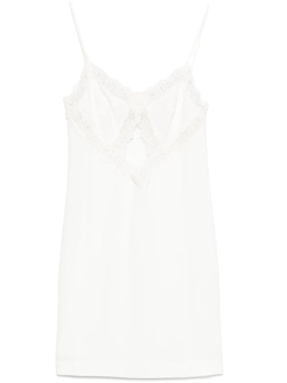Corded-Lace Mini Dress