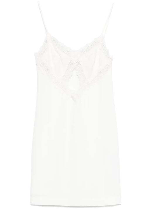 Corded-Lace Mini Dress