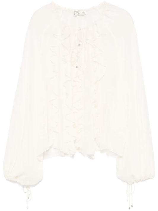 Georgette Ruffled Blouse