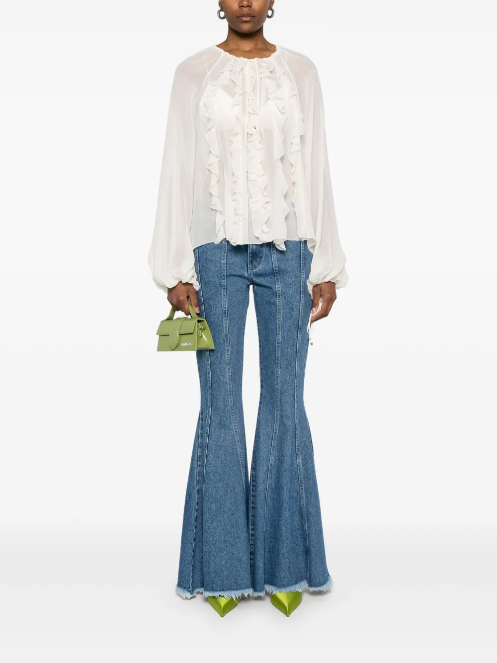 Georgette Ruffled Blouse