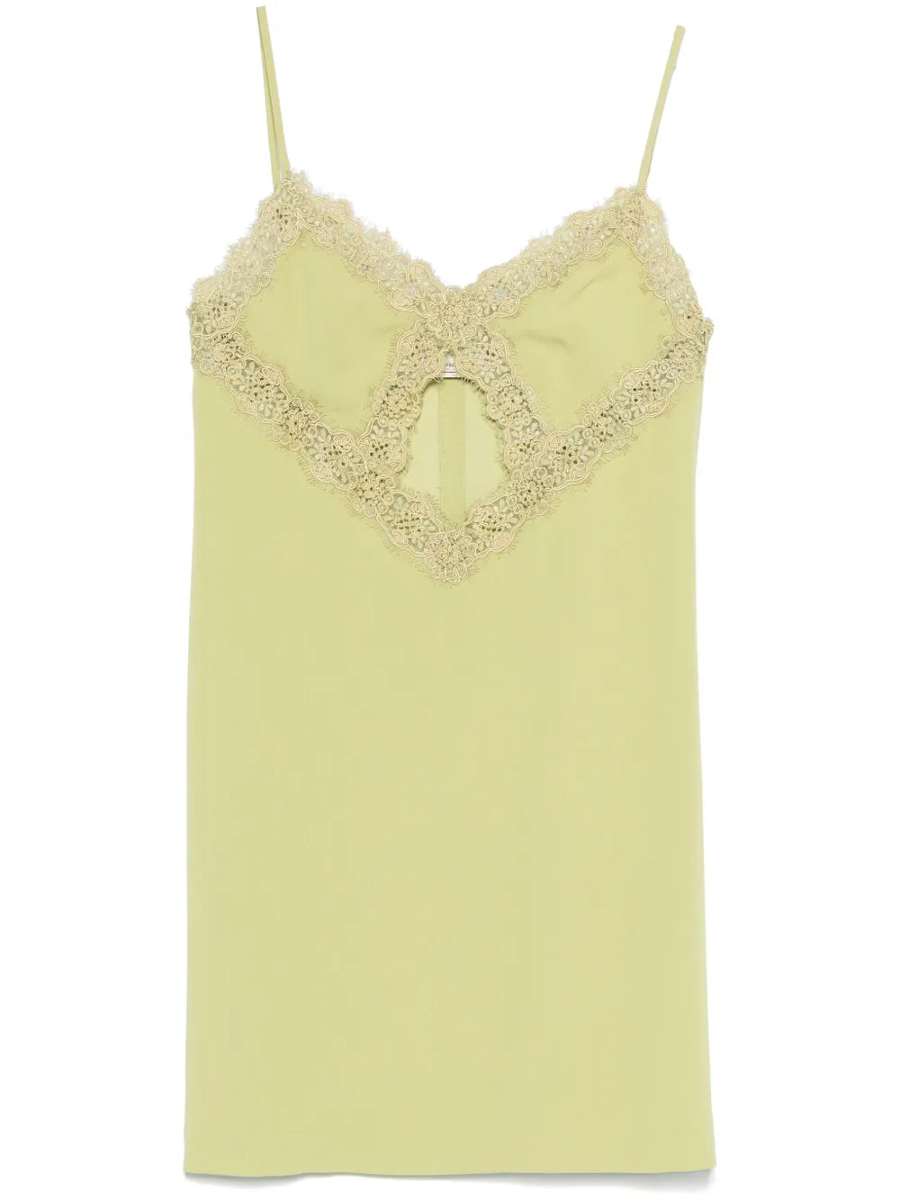 Corded-Lace Mini Dress
