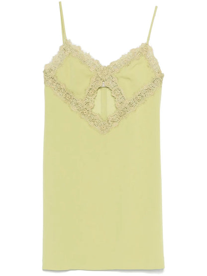 Corded-Lace Mini Dress