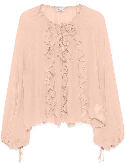 Georgette Ruffled Blouse