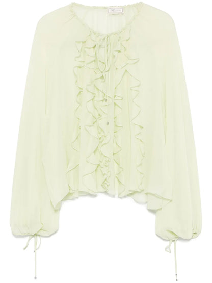 Georgette Ruffled Blouse