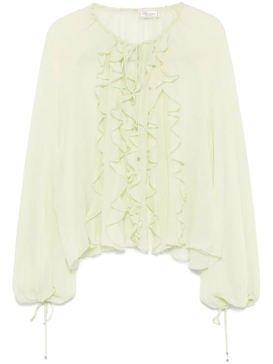 Georgette Ruffled Blouse