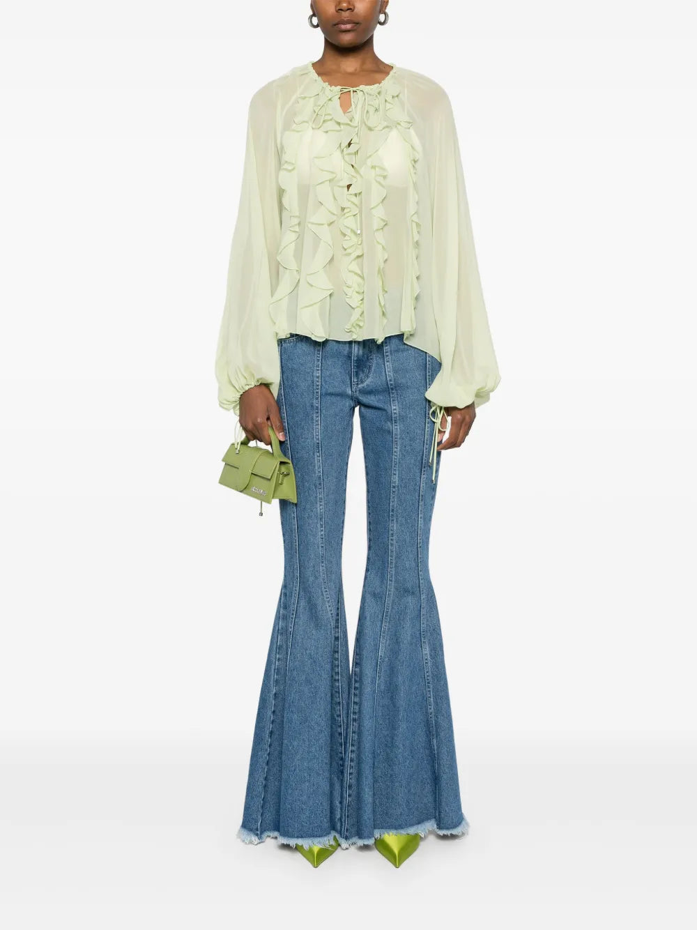 Georgette Ruffled Blouse