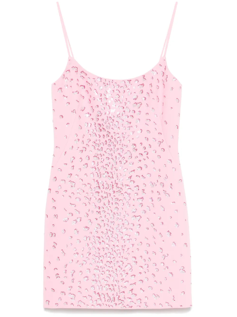 Crystal-Embellished Mini Dress