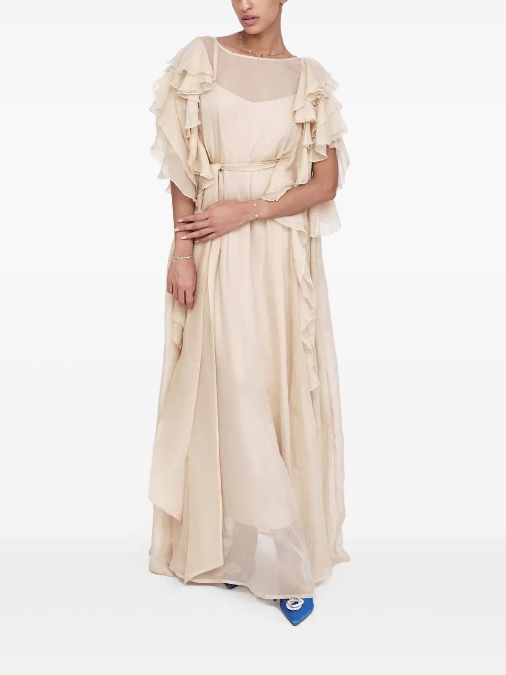 Ruffles Detachable Slip Dress