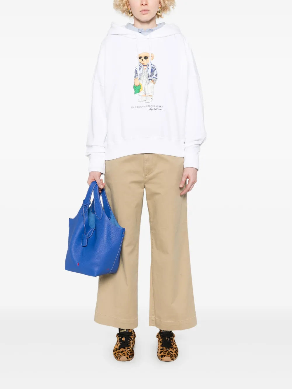 Polo Bear-Print Hoodie