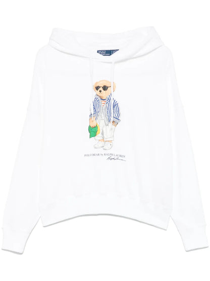 Polo Bear-Print Hoodie
