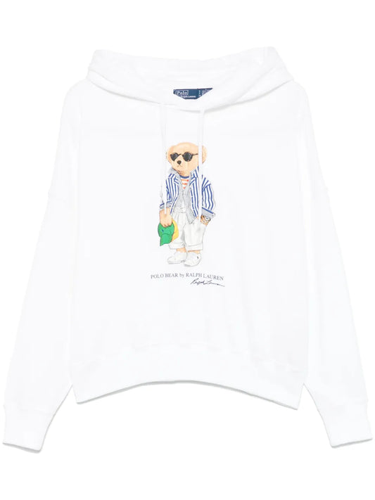 Polo Bear-Print Hoodie