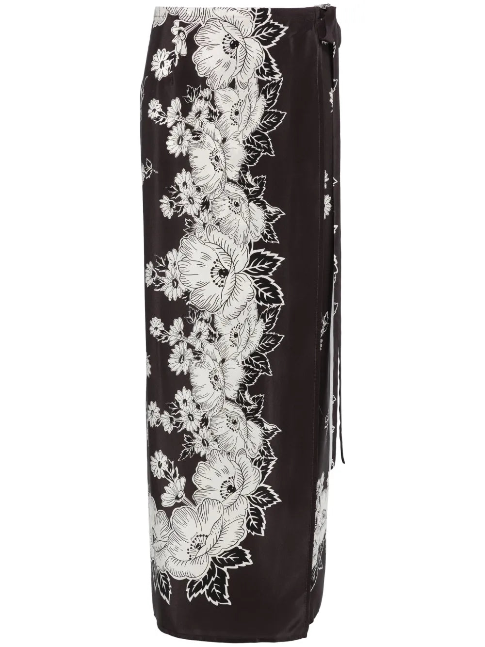 Floral-Print Maxi Skirt