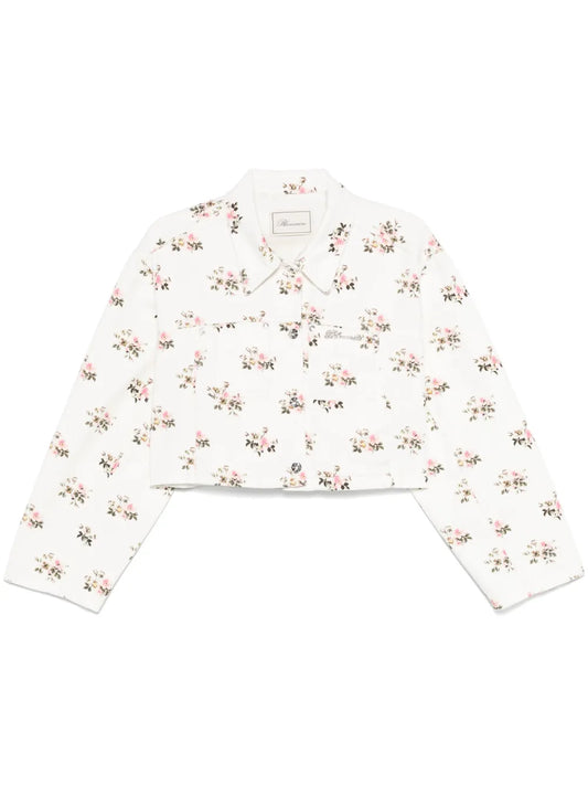 Floral-Print Jacket