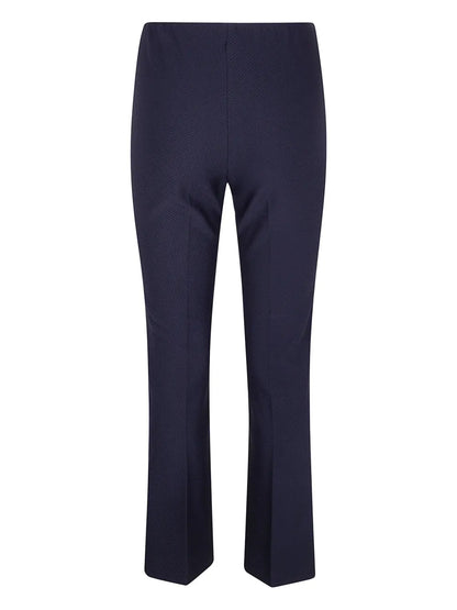 Honeycomb-Knit Trousers
