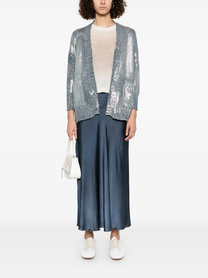 Satin Midi Skirt