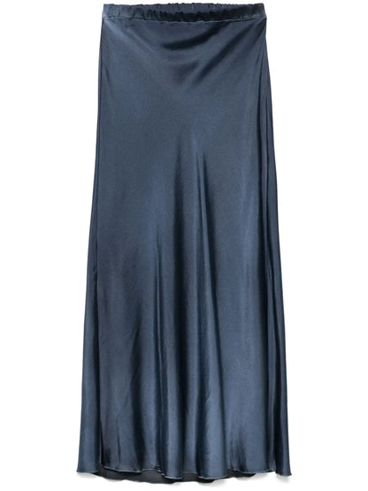 Satin Midi Skirt