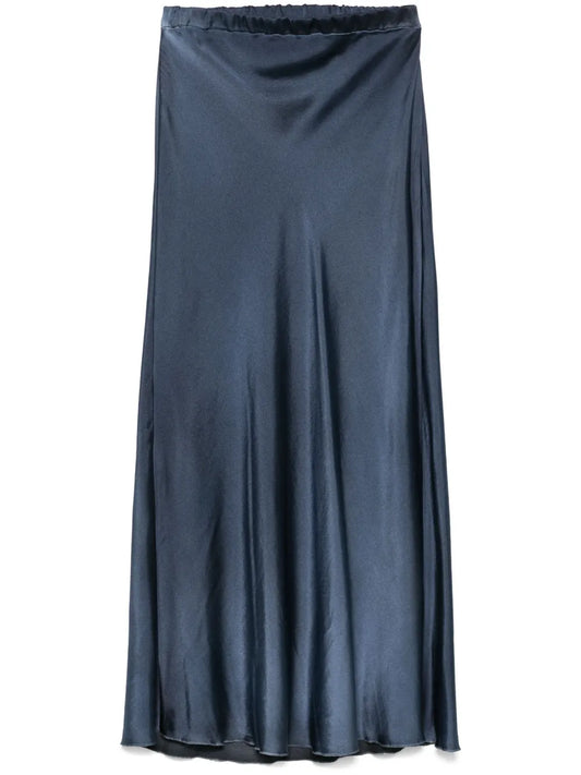 Satin Midi Skirt