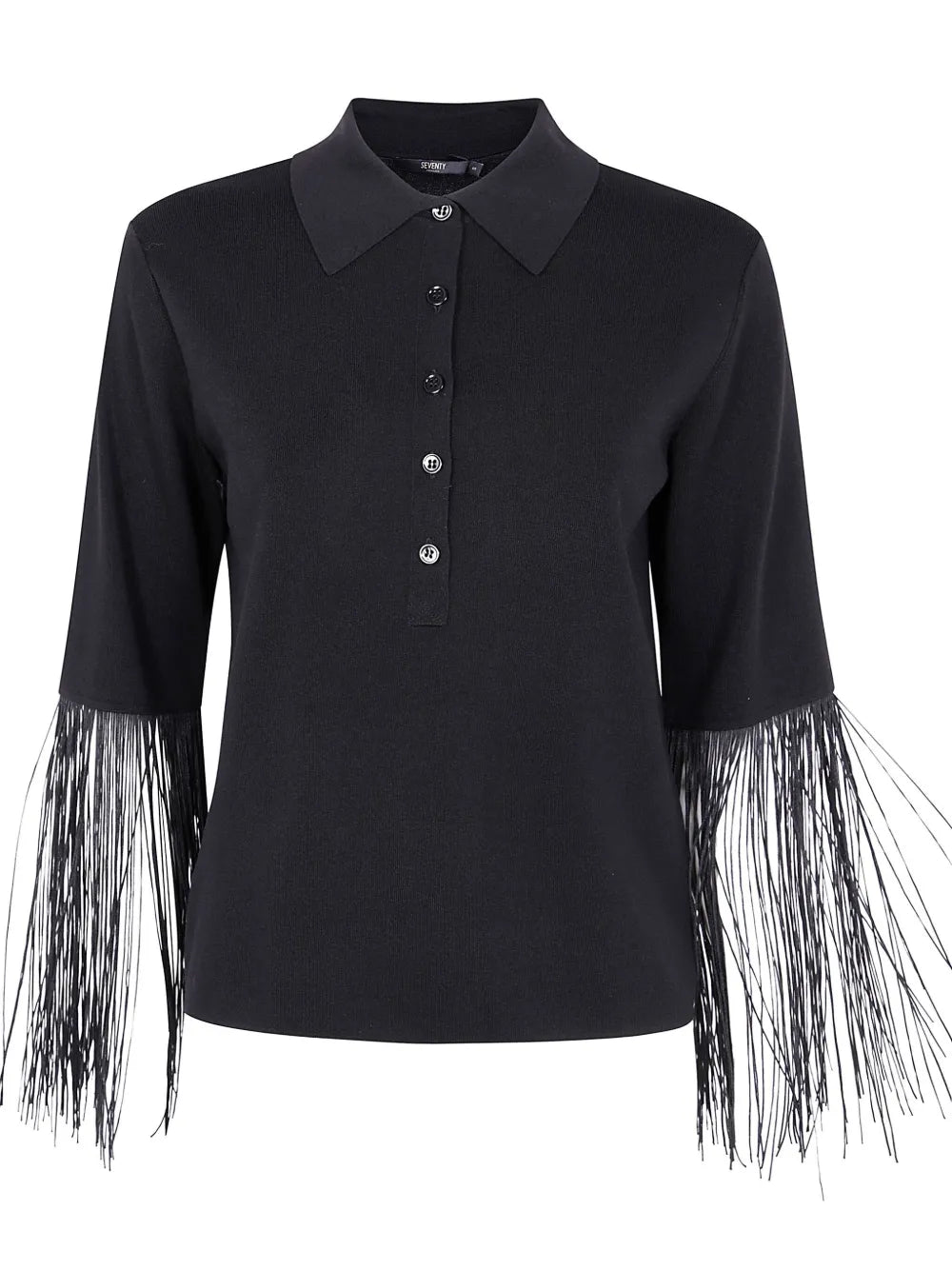 Fringed Polo Shirt