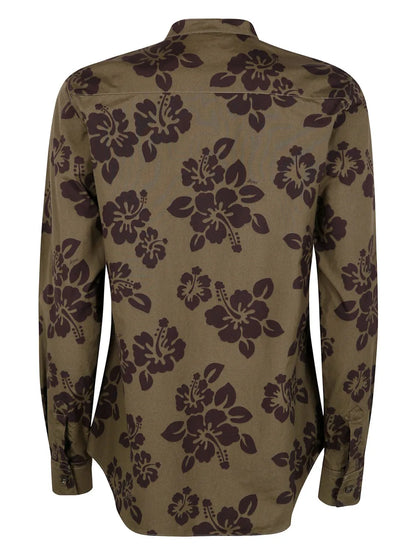 Floral-Print Shirt