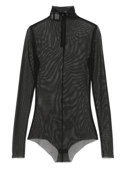 Point D'Esprit Tulle Bodysuit