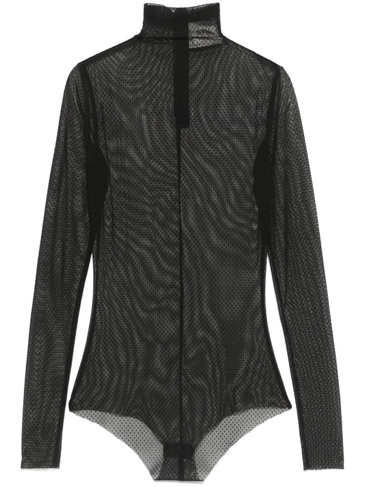 Point D'Esprit Tulle Bodysuit