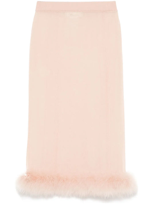 Sheer Midi Skirt