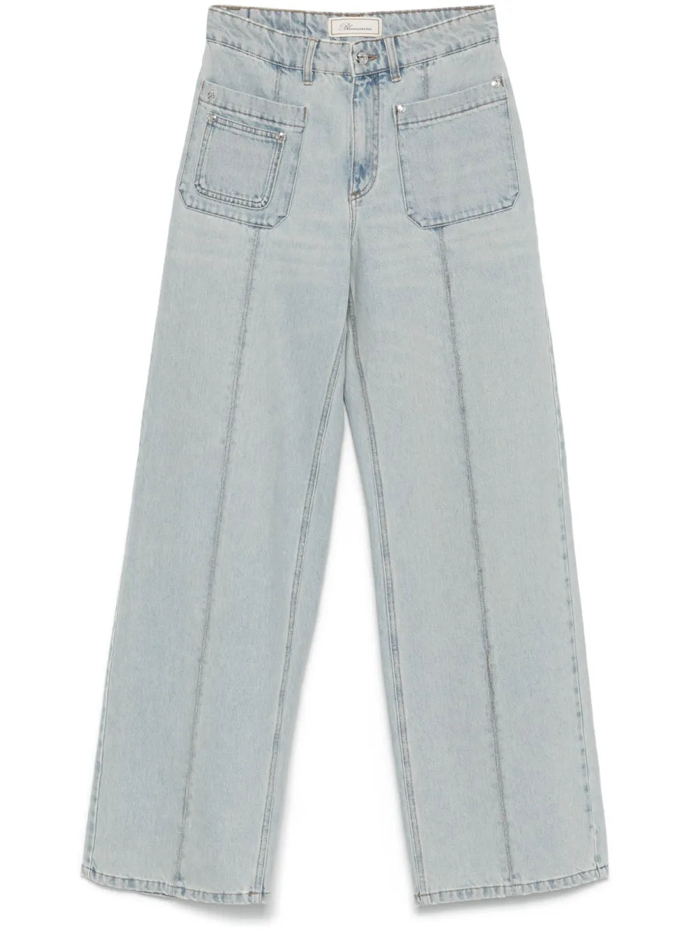 Logo-Embroidered Jeans