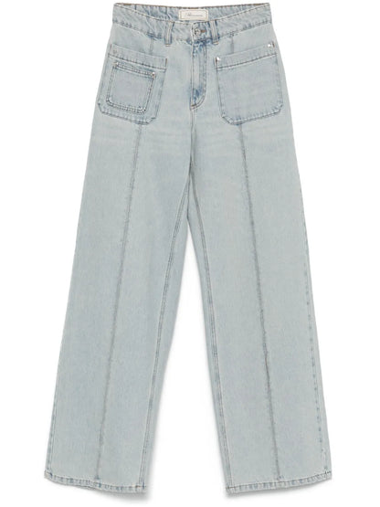 Logo-Embroidered Jeans