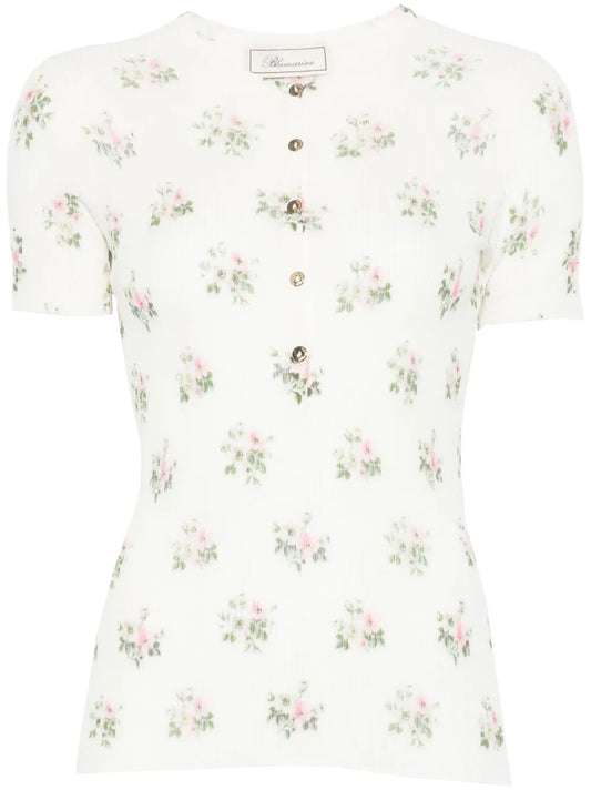 Floral-Print T-Shirt