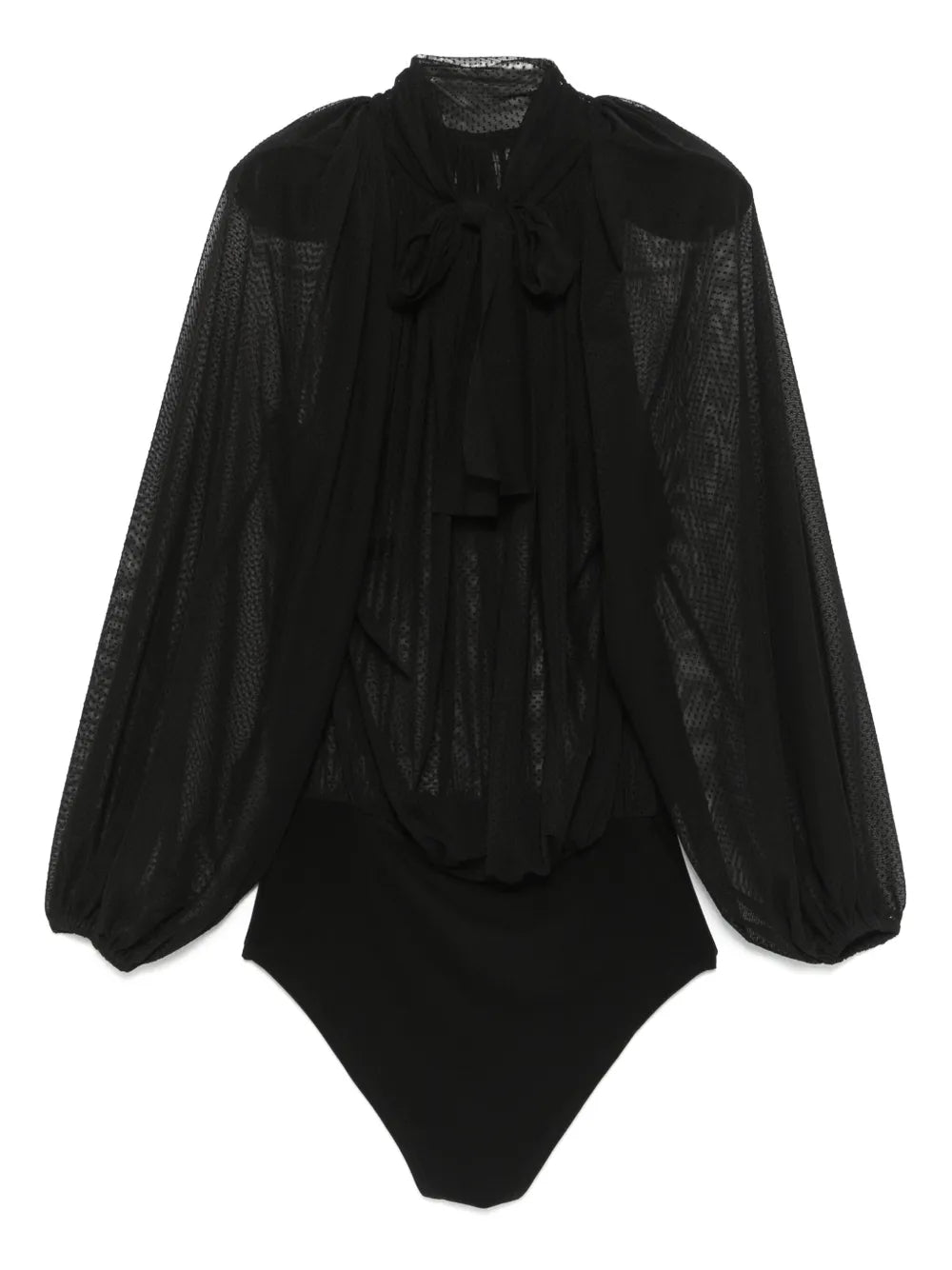 Point D'Esprit Tulle Bodysuit