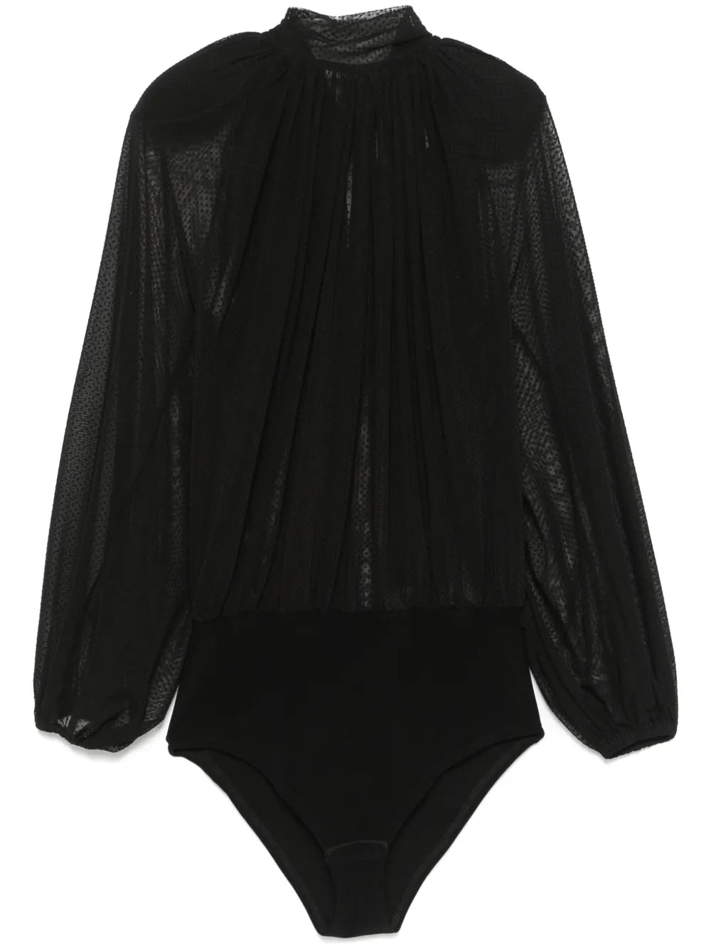 Point D'Esprit Tulle Bodysuit