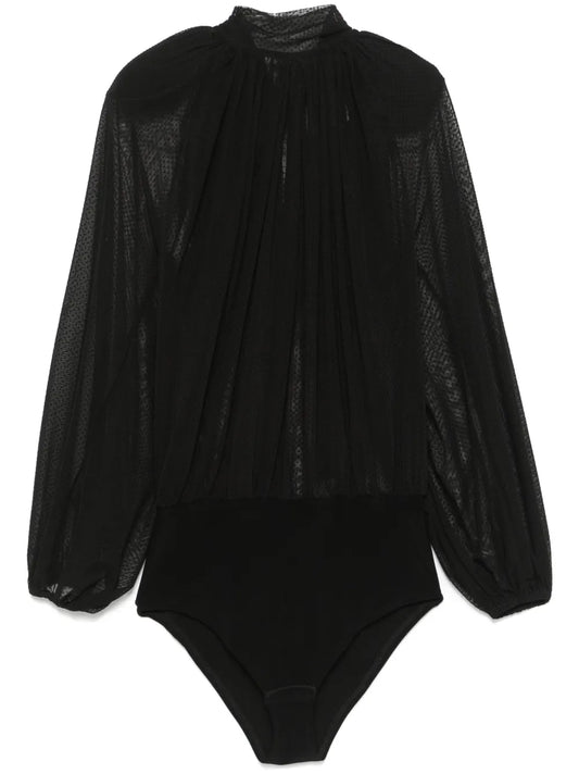 Point D'Esprit Tulle Bodysuit