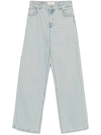 Logo-Embroidered Jeans