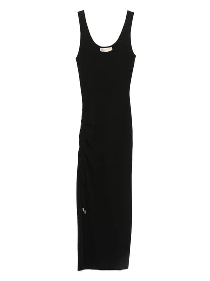 Ribbed Knit Midi Dress
