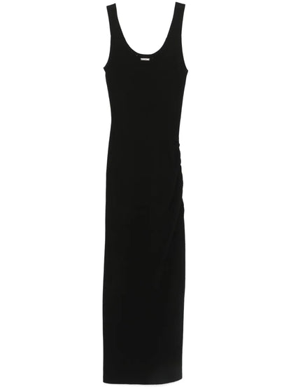 Ribbed Knit Midi Dress