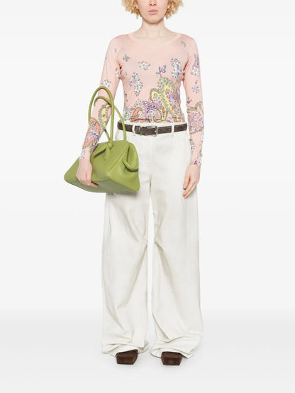 Floral-Print Sweater