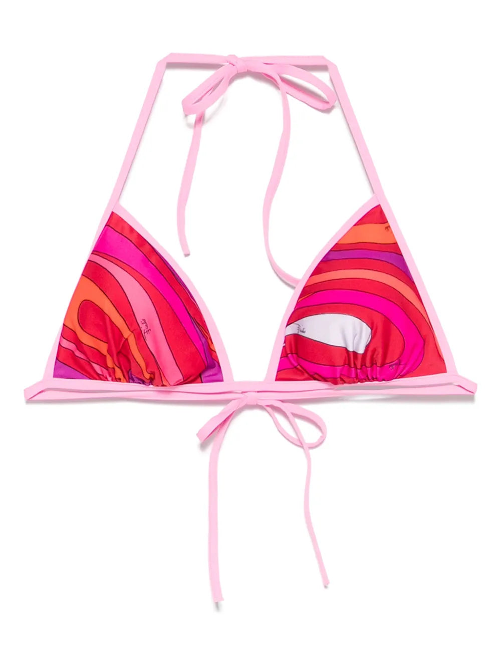 Marmo-Print Bikini Top