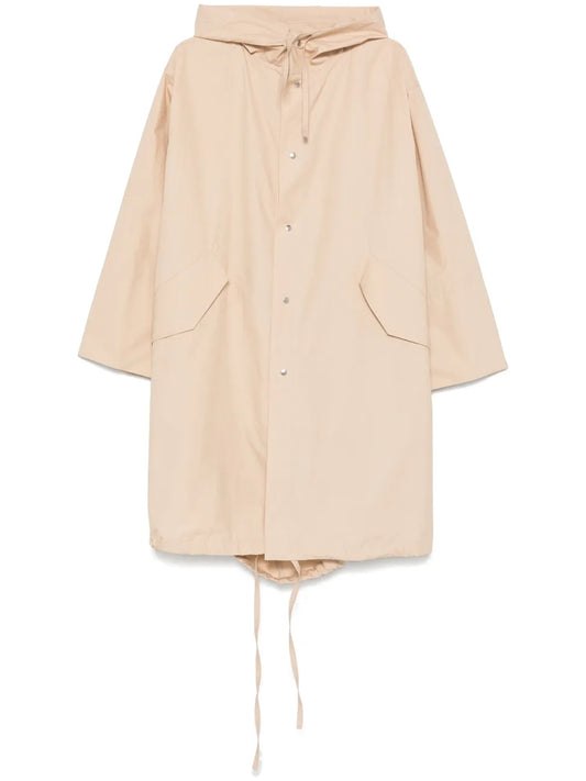 Logo-Print Coat