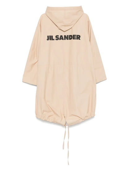 Logo-Print Coat