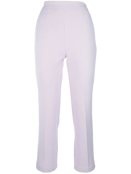 Logo-Plaque Crepe Trousers