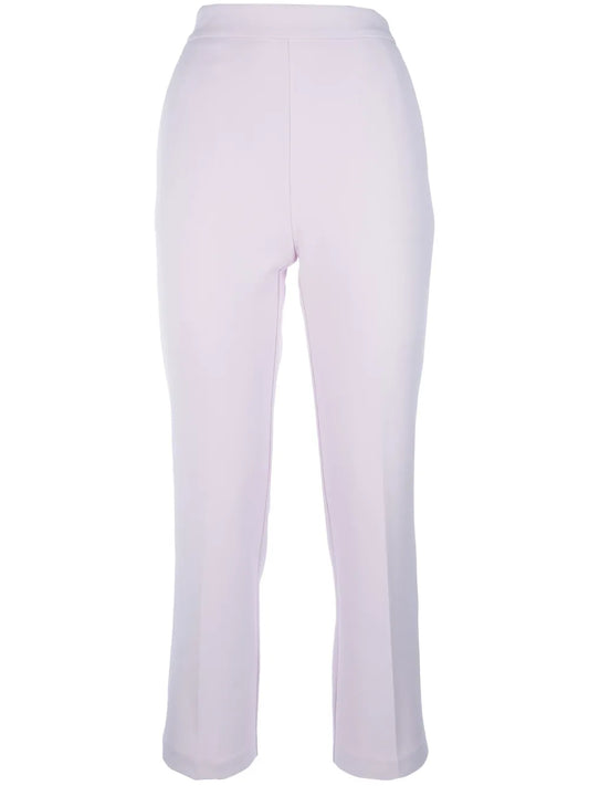 Logo-Plaque Crepe Trousers