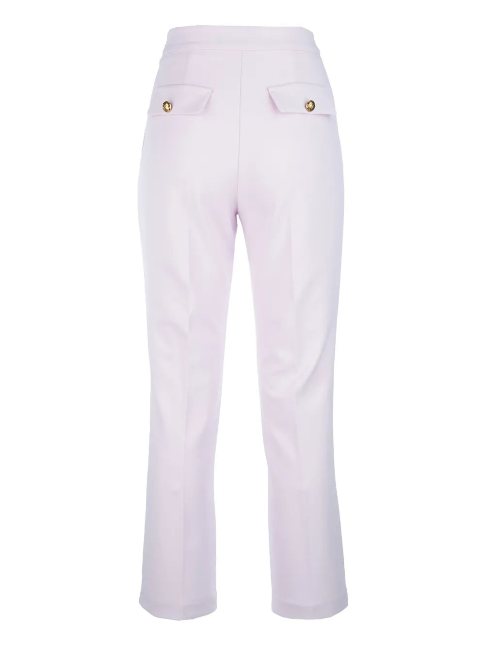 Logo-Plaque Crepe Trousers