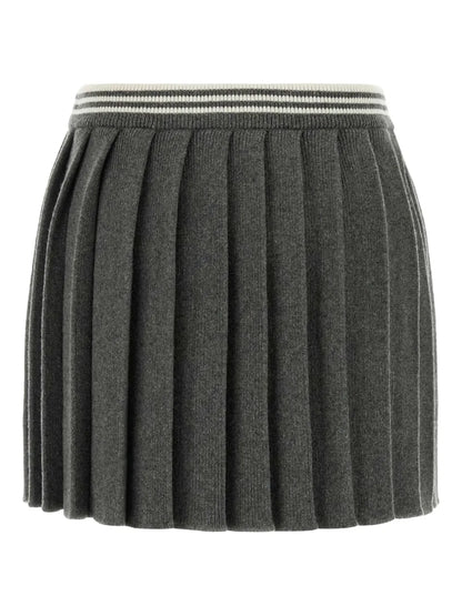 Embroidered Logo Skirt