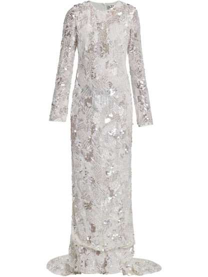 All-Over Embroidered Dress